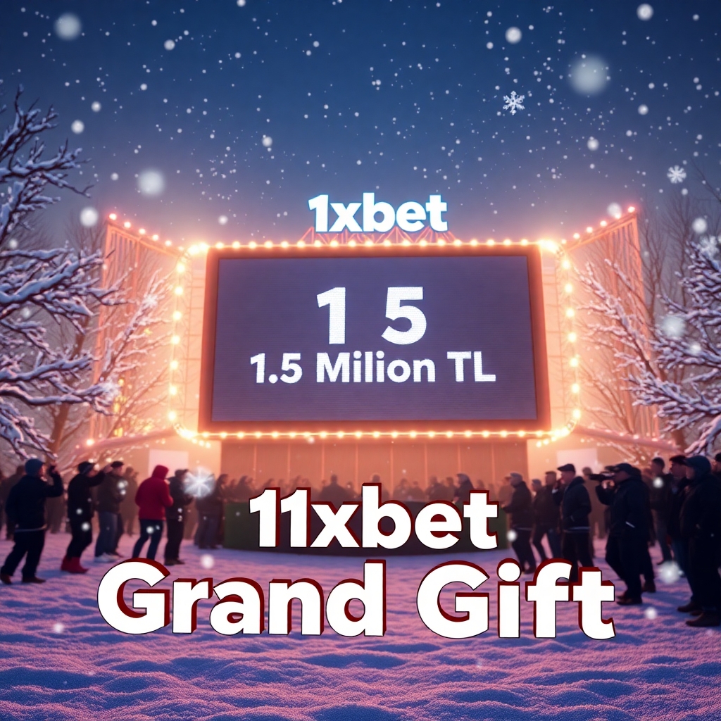 1xbet grand gift winter turnuvasi ile 15 milyon tl kazanin