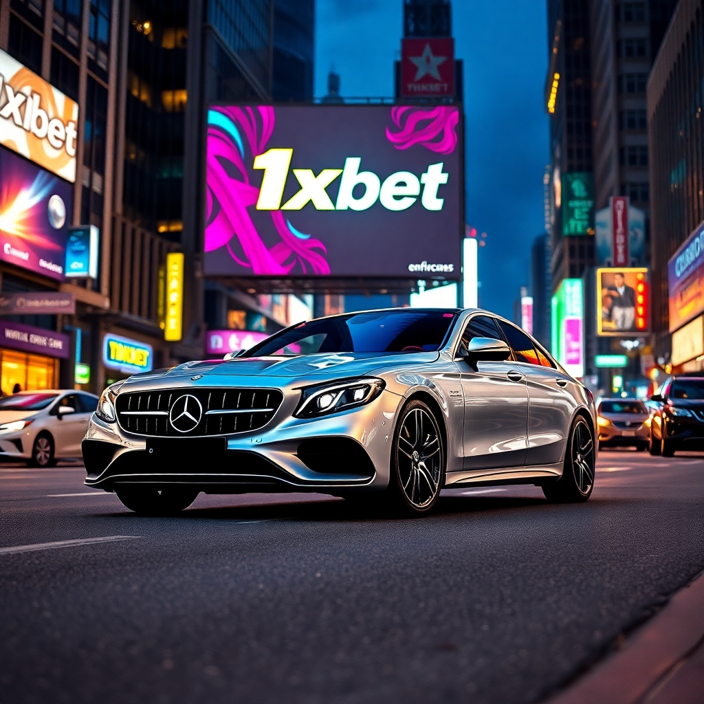 1xbet ile mercedes kazanin