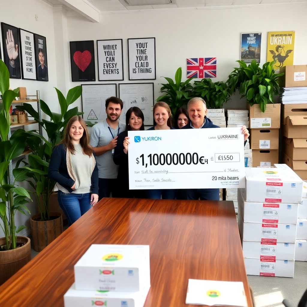 1xbet ukrayna insani yardim fonuna 1 milyon euro bagisliyor